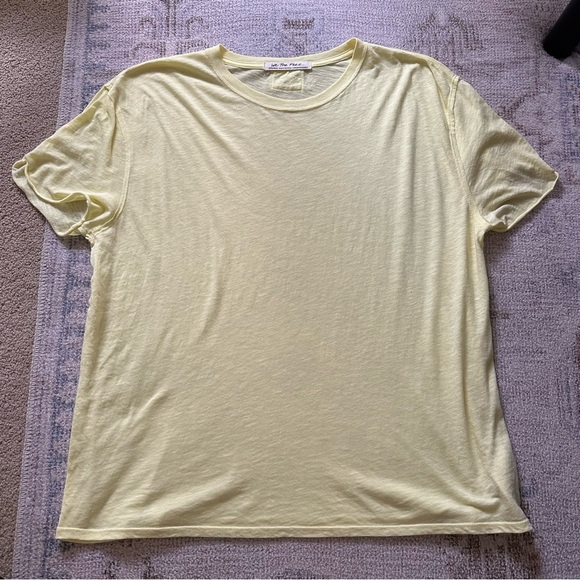 We the Free Nina Tee in Bright Yellow Size XS - Picture 2 of 5